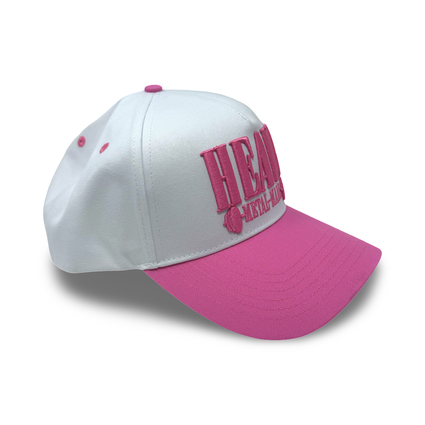 Pink & White Logo Hat
