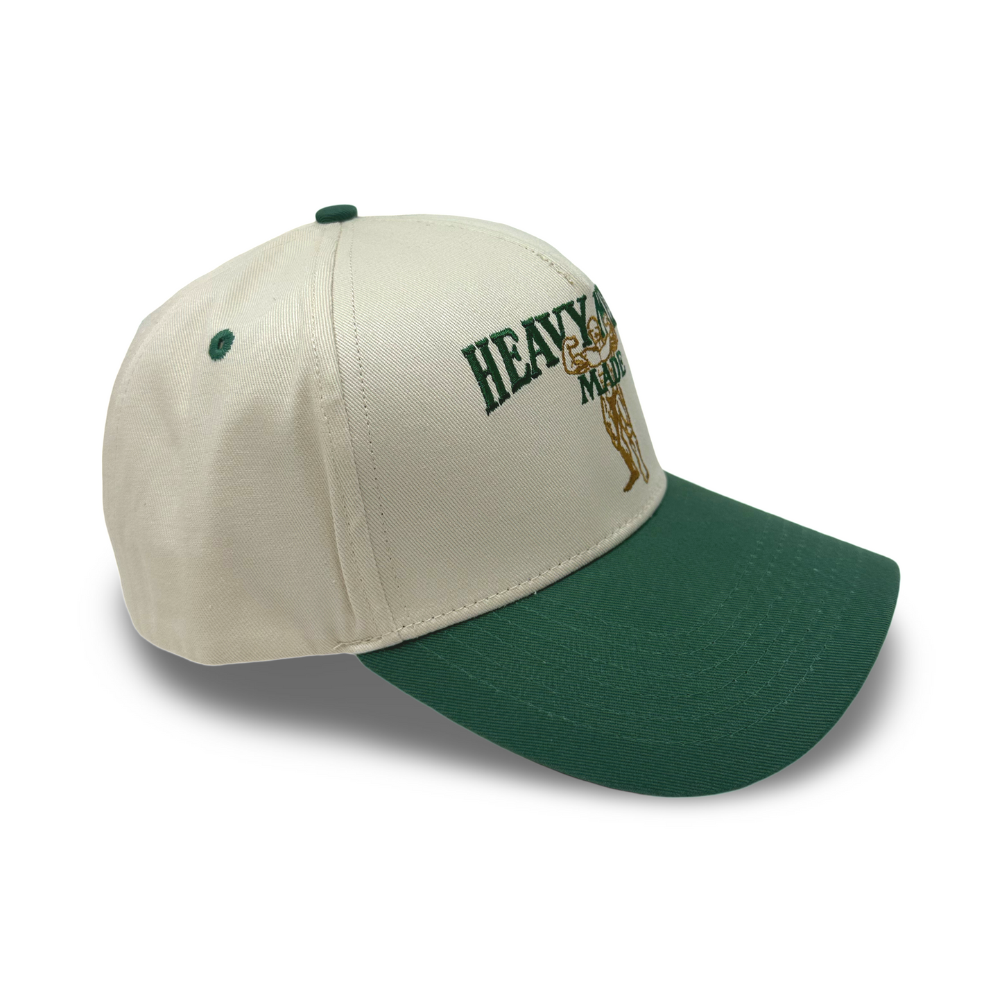 Logo Hat Cream and Green