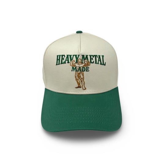 Logo Hat Cream and Green